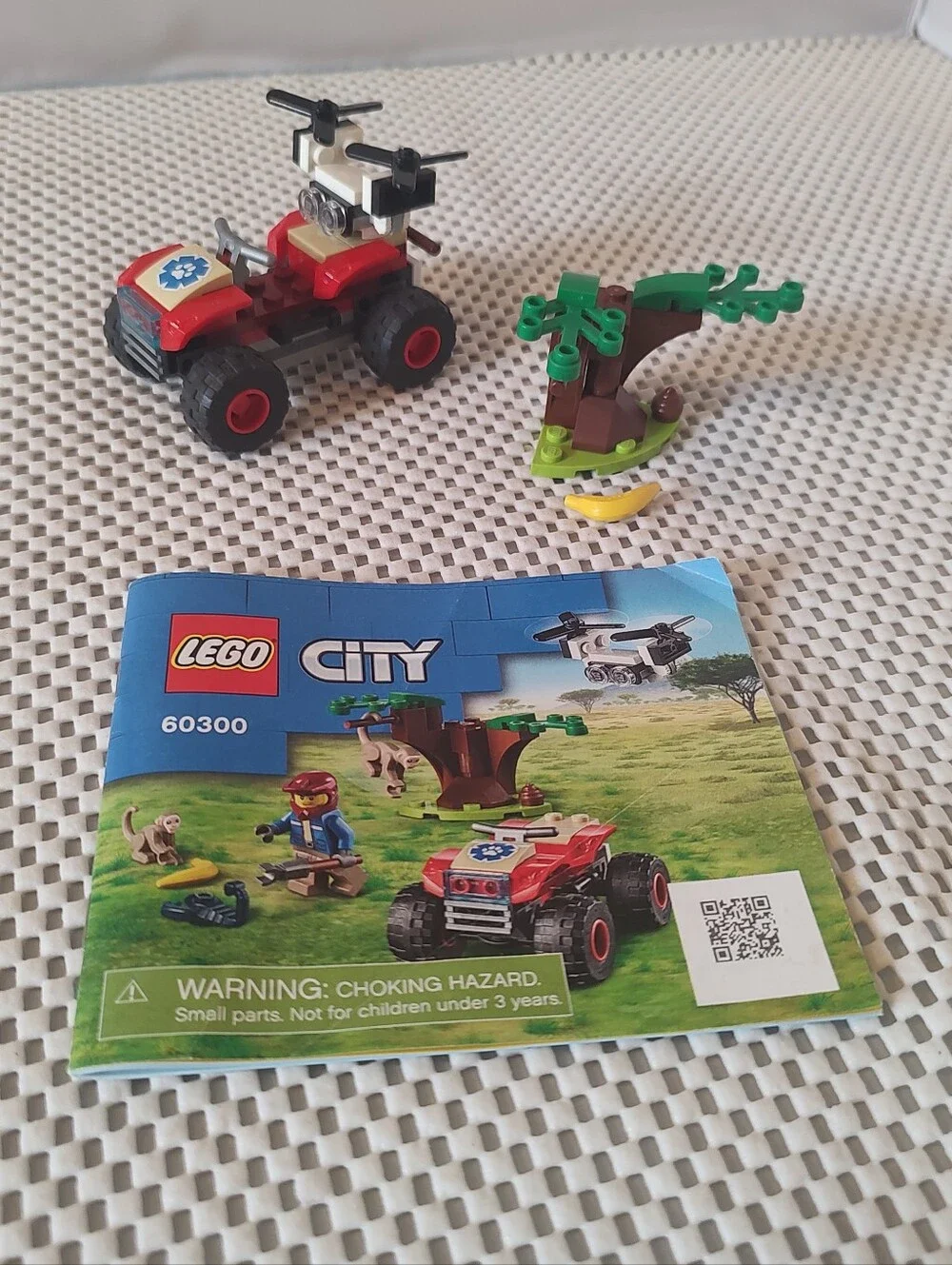 LEGO City Wildlife Rescue ATV 60300 Building Toy Set As Shown Not Complete